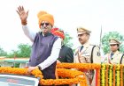 सांसद बृजमोहन अग्रवाल ने बालौदाबाजार मे किया ध्वजारोहण