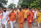 अमित चिमनानी के नेतृत्व में निकली भव्य कावड़ यात्रा,जगह जगह हुआ स्वागत सैकड़ों श्रद्धालुओं ने 7 नदियों के जल से किया महाकाल का अभिषेक