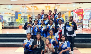 दन्तेवाड़ा : अंजनेय यूनिवर्सिटी में आयोजित राज्य स्तरीय प्रतियोगिता में जिले ने जीते 69 पदक