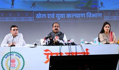 उप मुख्यमंत्री  अरुण साव ने प्रेस-कॉन्फ्रेंस में खेल एवं युवा कल्याण विभाग के कार्यों की दी जानकारी