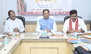 मुख्यमंत्री  विष्णु देव साय की अध्यक्षता में वन अधिकार अधिनियम (FRA) एवं पेसा कानून (PESA) के प्रभावी क्रियान्वयन हेतु गठित टास्क फोर्स की पहली बैठक संपन्न