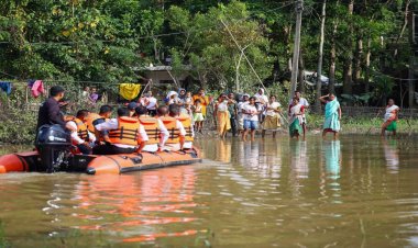 असम: बाढ़ से 15 जिलों के 1.68 लाख लोग प्रभावित, 133 राहत शिविर संचालित