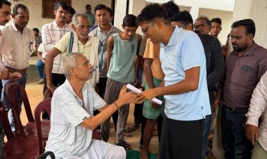 आमापाली में वित्त मंत्री  ओपी चौधरी ने लगाई जन चौपाल, सुनी ग्रामीणों की समस्याएं
