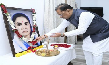 मुख्यमंत्री साय ने छत्तीसगढ़ की प्रथम महिला सांसद और समाज सेविका मिनीमाता जी की पुण्यतिथि पर किया नमन