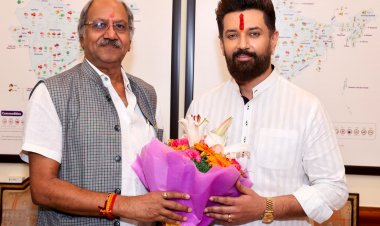 केंद्रीय मंत्री चिराग पासवान और गजेंद्र सिंह शेखावत से मिले सांसद बृजमोहन अग्रवाल