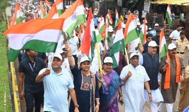 तिरंगा यात्रा में गूंजा देशभक्ति का संदेश, जांजगीर-चांपा में उमड़ा जनसैलाब