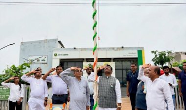 राजिम विधायक रोहित साहू ने किया ध्वजारोहण, क्षेत्रवासियों को दी स्वतंत्रता दिवस की शुभकामनाएं