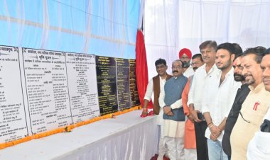 उप मुख्यमंत्री साव ने 32 करोड़ के कार्यों का किया भूमिपूजन