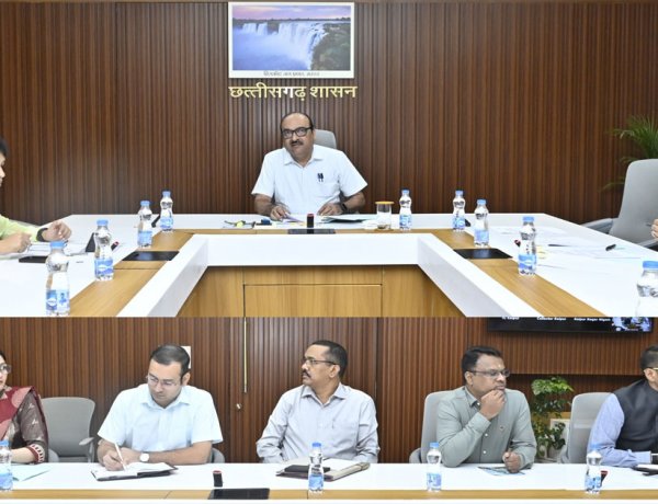 उपराष्ट्रपति के 2 सितंबर को प्रस्तावित छत्तीसगढ़ प्रवास की तैयारियों की मुख्य सचिव ने की समीक्षा