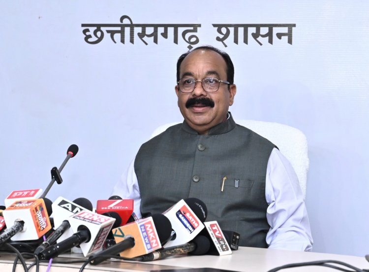 उप मुख्यमंत्री  अरुण साव ने कैबिनेट की बैठक में लिए गए निर्णयों की जानकारी दी