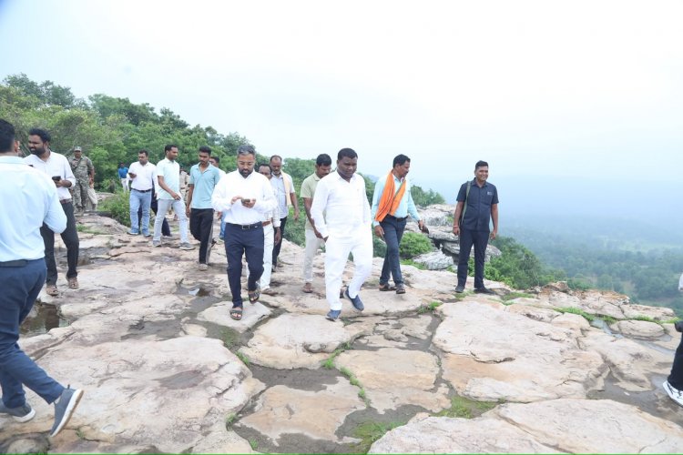 कांकेर विधायक एवं कलेक्टर ने किया पर्यटन स्थलों का निरीक्षण व अवलोकन