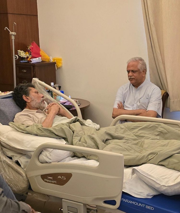 भाजपा राष्ट्रीय संगठन महामंत्री बी.एल. संतोष ने ​प्रदेश अध्यक्ष किरण देव से भेंट कर जाना कुशलक्षेम