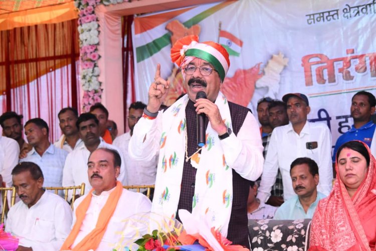 उप मुख्यमंत्री  अरुण साव ने स्वतंत्रता सेनानियों को किया नमन, तिरंगा यात्रा में विकसित और आत्मनिर्भर भारत बनाने का संकल्प