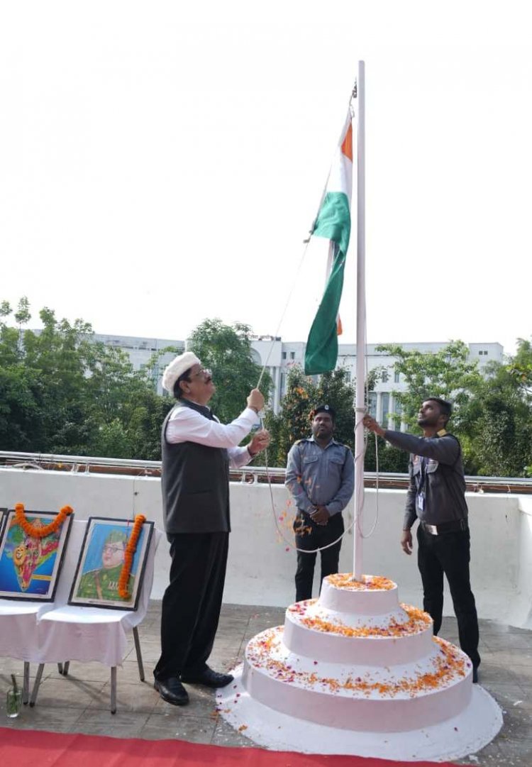  राज्य नीति आयोग में गरिमापूर्ण ढंग से मनाया गया स्वतंत्रता दिवस