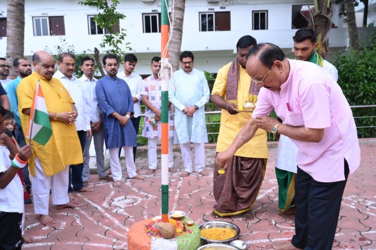 श्री जगन्नाथ मंदिर परिसर में श्रद्धा और राष्ट्रभक्ति के साथ मनाया स्वतंत्रता दिवस