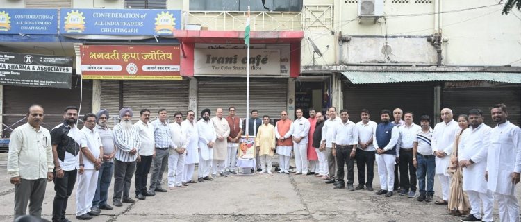 स्वतंत्रता दिवस पर प्रदेश कार्यालय में गूंजा ‘भारत माता की जय’ - कैट