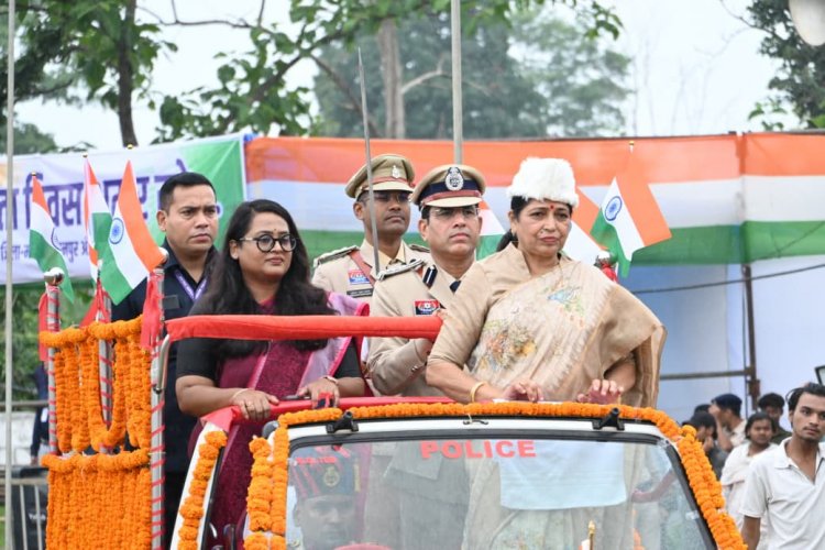 स्वतंत्रता दिवस पर राज्यसभा सांसद श्रीमती लक्ष्मी वर्मा ने किया ध्वजारोहण’