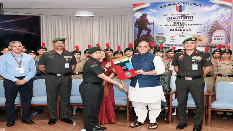 नारी शक्ति के साहस का प्रमाण है ‘अपराजिता-परंग ला 2026’: राजनाथ सिंह