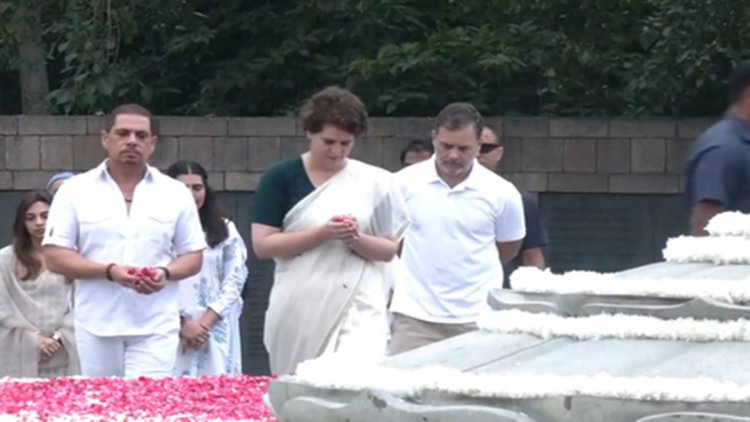 राजीव गांधी की जयंती पर कांग्रेस ने किया नमन, पंचायती राज और तकनीकी क्रांति में योगदान को सराहा