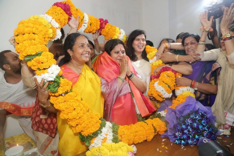 महिला मोर्चा की नवनियुक्त राष्ट्रीय अध्यक्ष श्रीमती रूप कुमारी चौधरी ने किया पदभार ग्रहण