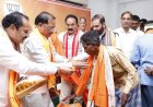 अंतागढ़ के 122 जनप्रतिनिधियों व ग्रामीणों ने मुख्यमंत्री के समक्ष थामा भाजपा का दामन