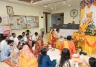  रामविचार नेताम के शासकीय निवास में विधि-विधान से हुई भगवान गणेश की स्थापना