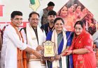 राजस्व मंत्री टंकराम वर्मा के निवास पर आयोजित तीज मिलन समारोह में शामिल हुए मुख्यमंत्री श्री साय