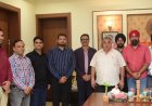 छत्तीसगढ़ ट्रेवल एंड टूरिज्म एसोसिएशन के प्रतिनिधिमंडल ने पर्यटन मंत्री  राजेश अग्रवाल से की सौजन्य भेंट