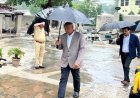 वर्षा के बीच औचक जेल निरीक्षण
