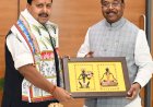 कृषि मंत्री रामविचार नेताम ने भाजपा राष्ट्रीय अध्यक्ष नितिन नबीन से की सौजन्य भेंट