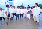 बाढ़ प्रभावितों के बीच लगातार पहुंच रहे मंत्री गुरु खुशवंत साहेब