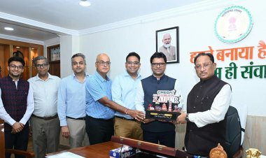 क्रेडाई प्रतिनिधिमंडल ने मुख्यमंत्री विष्णुदेव साय से की सौजन्य मुलाकात