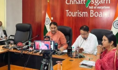 छत्तीसगढ़ पर्यटन को मिलेगी नई उड़ान- टूरिज्म बोर्ड के अध्यक्ष नीलू शर्मा ने मीडिया से तैयारियों को लेकर चर्चा की