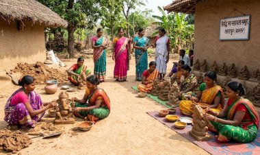गणेशोत्सव में बस्तर की महिलाओं का कमाल, इको-फ्रेंडली मूर्तियां बेचकर कमाए 1.80 लाख रुपये
