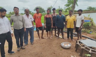 महासमुंद : सेवा संकल्प अभियान : प्रधानमंत्री मत्स्य संपदा योजना से 150 मत्स्य पालकों ने बदली अपनी किस्मत