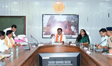 उप मुख्यमंत्री  विजय शर्मा ने कबीरधाम के गौसेवकों एवं अधिकारियों की ली बैठक