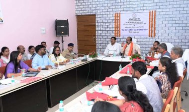 उप मुख्यमंत्री  अरुण साव ने की सेवा संकल्प अभियान की तैयारियों की गहन समीक्षा