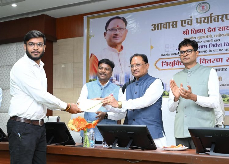 भविष्य के छत्तीसगढ़ के शहरों को आकार देने की महत्वपूर्ण जिम्मेदारी अब युवा टाउन प्लानर्स के कंधों पर - मुख्यमंत्री  विष्णुदेव साय