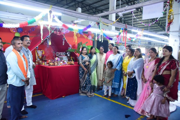 विधायक सुश्री उसेंडी ने कोंडानार गारमेंट फैक्ट्री में भगवान विश्वकर्मा की पूजा-अर्चना कर जिलेवासियों की सुख-समृद्धि की कामना की