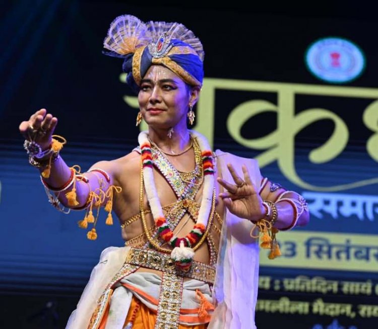 डॉ. मंजू ईलांग्बाम की मणिपुरी नृत्य प्रस्तुति में दिखा भाव, लय और नृत्य का मनोहारी संगम