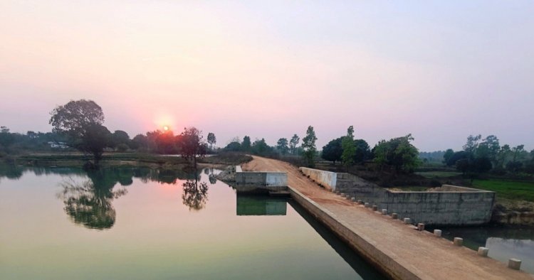 ग्रामीणों की मांग पर बना सकालो मुरना बांध, जल संकट से मिली राहत और 45 हेक्टेयर खेती को मिला पानी