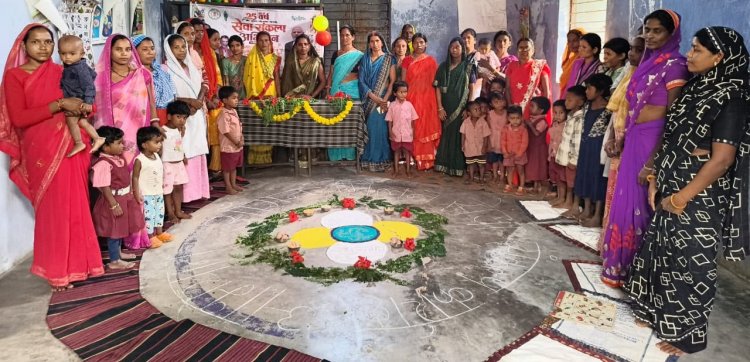 आंगन मिलन सेवा में सजी पौष्टिक थाली, घर-घर पहुंचा सुपोषण का संदेश