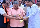 विकसित भारत के संकल्प से जगमगाया जशपुर, पर्यटन मंत्री  राजेश अग्रवाल के नेतृत्व में निकली ‘सेवा ज्योति यात्रा’