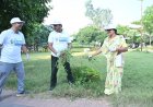 स्वच्छता ही सेवा एवं सेवा संकल्प अभियान के तहत नगर निगम मुख्यालय में श्रमदान