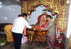 उप मुख्यमंत्री  विजय शर्मा ने कवर्धा में मां महामाया और मां विंध्यवासिनी के दर्शन कर प्रदेश की सुख-समृद्धि और खुशहाली की कामना की