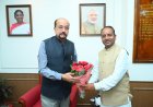  राज्यपाल श्री डेका से छत्तीसगढ़ रेड क्रॉस समिति के अध्यक्ष ने की सौजन्य भेंट