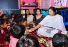  मंत्री श्रीमती लक्ष्मी राजवाड़े ने किया आंगनबाड़ी केंद्र का औचक निरीक्षण