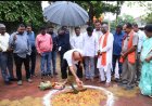 त्रिमूर्ति नगर के स्वामी आत्मानंद उत्कृष्ट अंग्रेजी माध्यम विद्यालय में शेड निर्माण कार्य का विधायक पुरन्दर मिश्रा ने किया भूमिपूजन*