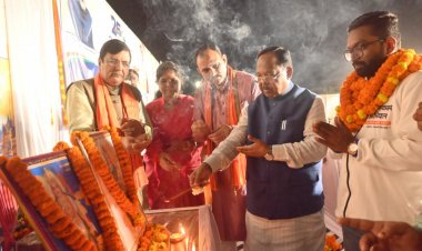 जन सेवा से राष्ट्र सेवा के 25 वर्ष का संदेश लेकर पहुंची बाइक रैली, स्वास्थ्य एवं कृषि मंत्री ने किया भव्य स्वागत
