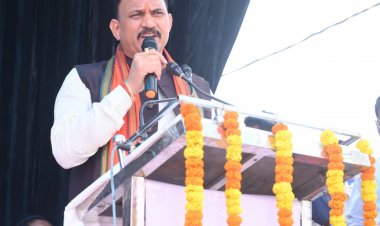  जनसेवा से राष्ट्रसेवा के 25 वर्ष के संकल्प के साथ जिले में निकली सेवा ज्योति यात्रा